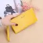 2024 Korean style zipper clutch bag coin purse money clip new women's long wallet large capacity ladies wallet