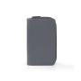 Personalized travel passport holder card holder leather padfolio portfolio with zipper