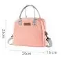 Large Lunch Bag Outside Diagonal Lunch Box Bag Aluminum Foil Insulation  Portable Cross-border Bento Bag