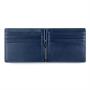 Superb quality saffiano genuine leather mens wallet rfid slim short wallet with money clip inside