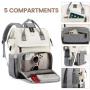 LOVEVOOK multiple pocket travelling backpack bag 15.6 17 inch work business backpacks with USB Port travel backpacks for women