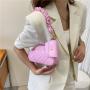 Wholesale Fashion Pleated Bag For Girls 2022 Simple Newest Women Shoulder Bags Small Square Handbags A Set Of Two
