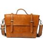 Custom  Men's classic briefcase  retro  Crazy Horse  leather men tote bag fashion Men business bag factory wholesale