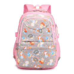 Wholesale Girls Students Bookbags Waterproof Lightweight Cartoon Floral Print Pupil Kids Backpack Primary Children Schoolbags
