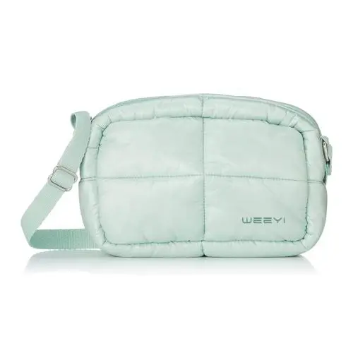 CHANGRONG Custom Cotton Padded puffy Shoulder Bag  for ladies
