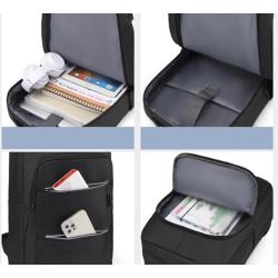 Gelory Customized Wholesale Men Casual Computer Waterproof School Rucksack Bag Comfortable Business Laptop Backpack
