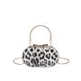 2024 new summer fashion chain shoulder bag ladies handbag pvc retro leopard print handbags unique bags for women