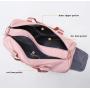 ZWY141 Outdoor Sports Dry Wet Divided Clothing Storage Travel Gym Bag With Shoe Compartment 2024 New Fashion Oxford Duffle Bag