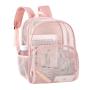 Gelory Wholesale Heavy Duty Semi-Transparent Mesh Sports Backpack See Through College Student Backpack