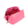 Fashion Design PU Vegan Leather Cosmetic Pouch RPET Small Makeup Bag