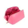 Fashion Design PU Vegan Leather Cosmetic Pouch RPET Small Makeup Bag