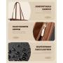 LOVEVOOK designer bags large capacity pu leather tote purse for women shoulder hand bags for ladies daily work office tote bags