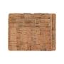 Fashion cork products card holder wallet rfid vegan cork magic wallet card holder with elastic band