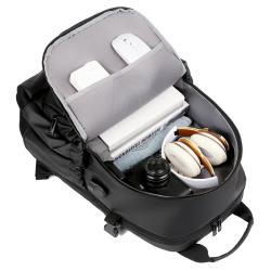 OEM ODM Anti Theft College Computer Back Bag for Men Mochilas Business Work Travel Laptop Backpack with USB Charging Port