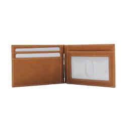 Wholesale Trade Gift Wallet Men's Real Leather Money Clip Wallet Factory Direct Supply