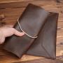 Factory Direct Leather Notebook Sleeve Ultra Slim Leather Sleeve Laptop Case Pouch