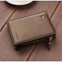 OEM005 Short Men Wallets Fashion New Card Purse Multifunction Organ Leather Wallet For Male Zipper Wallet With Coin Pocket