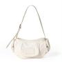 Nylon Pocket Shoulder Fashion Half Moon Zipper Handbag Wholesale Korean Small Black Saddle bag For Women