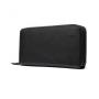 Top Quality Double-deck Long Mens Purse Male Clutch Genuine Leather Zipper Wallet