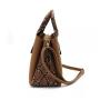 2024 Custom Snake Vegan Leather Bucket Bag Handbag For Women Ladies Fashion
