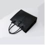 2024 Custom Logo Quilted Embroidery PU Leather Tote Bag Handbag For Women Luxury