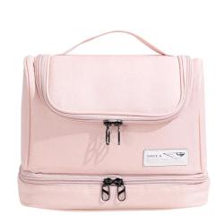HR232 New Wet and Dry Separation Household Storage Bag Polyester Travel Simple Wash Bag Ventilate Cosmetic Storage Portable Bag