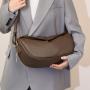 Soft Fabric Crossbody Bag Fashion Ladies Bags Brown Handbag Shoulder Leather Bags For Women Luxury High Quality