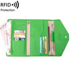 OEW169 High Quality 2023 Passport Holder Wallet Multi-Purpose Rfid Blocking Travel Passport Holder PU Leather Ticket Card