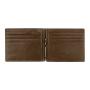 Men slim purse rfid blocking real leather card holder wallet for men minimalist design
