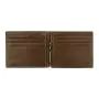 Men slim purse rfid blocking real leather card holder wallet for men minimalist design