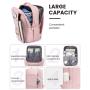 LOVEVOOK Casual Fashion Waterproof Smart Work College School Bags with USB Charging Port 15.6 17 inch Laptop Backpacks for Women