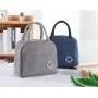 HR076 Working Waterproof Lunch Box Bag Aluminum Foil Cloth Picnic Handbag School Heat Preservation Camping Household Bento Bag