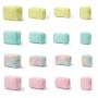 Personalized Eco Friendly Zip Lock Standup Fluffy Makeup Storage Organizer Pouch Women Furry Velvet Terry Towel Cosmetic Bag