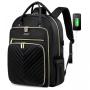 Custom Available Waterproof Nylon College School Laptop Backpack with USB Laptop Fashion Bag Backpack for Women Girls