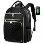 Custom Available Waterproof Nylon College School Laptop Backpack with USB Laptop Fashion Bag Backpack for Women Girls