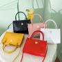 New Bag 2024 Korean Fashion Crocodile Pattern Single Shoulder Messenger Small Square Bag Woman Discount