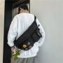 2024 new style waist bag casual women's crossbody bag trendy men's chest bag