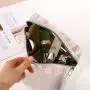Custom Logo Luxury Fashion Special Laser Shiny PVC Holographic Makeup Cosmetic Bags Women