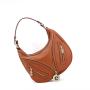 Ladysky top selling hobos shoulder bag for women soft Pu leather ladies bag big size designer underarm half moon bag factory