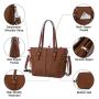 custom top sale fashion 2pcs office lady tote bags large Capacity shoulder bags custom women handbags