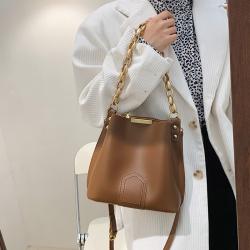 China Supplier Bolsos Mujer Shoulder Bag Chains Crossbody Pure Color Sac A Main Femme  Hand Bags For Women