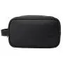 customized canvas make up bag luxury waterproof black hanging hanging toiletry bag