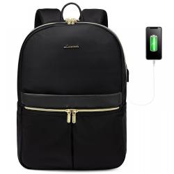 LOVEVOOK OEM ODM Custom Logo 15.6 17 Inch Women Travel Laptop Backpack with USB Anti-Theft Waterproof School Teacher Nurse Bags