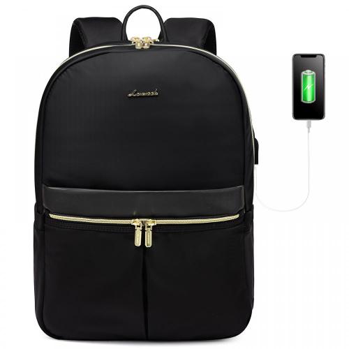 LOVEVOOK OEM ODM Custom Logo 15.6 17 Inch Women Travel Laptop Backpack with USB Anti-Theft Waterproof School Teacher Nurse Bags
