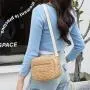 Wave pattern embroidery bag 2024 Korean ladies fashion hundred crossbody bag manufacturers wholesale foreign trade women's bags