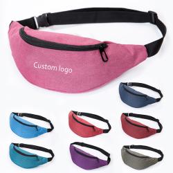 Gelory Custom Logo Waterproof Fashion Travel Chest Bag Colorful Running Fanny Pack For Men Women