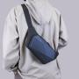 ZF088 Men Single Shoulder Diagonal Cross Bag Travel Fashion Simple Leisure Chest Bag Hard Shell Waterproof Waist Bag
