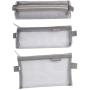 Transparent Mesh Clear Polyester Stationery Bag Wholesale Logo Printed Zipper Ducoment File Pencil Bag