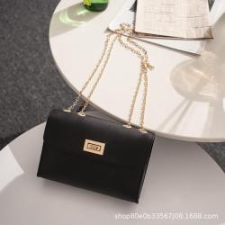 Hot Selling wholesale factory 2024 chain ladies shoulder bags fashion mobile phone bag pu leather messenger Bag for women