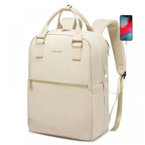 2023 LOVEVOOK Wholesale lightweight Carry on Waterproof Women Travel Stylish bags School Business Laptop Backpack